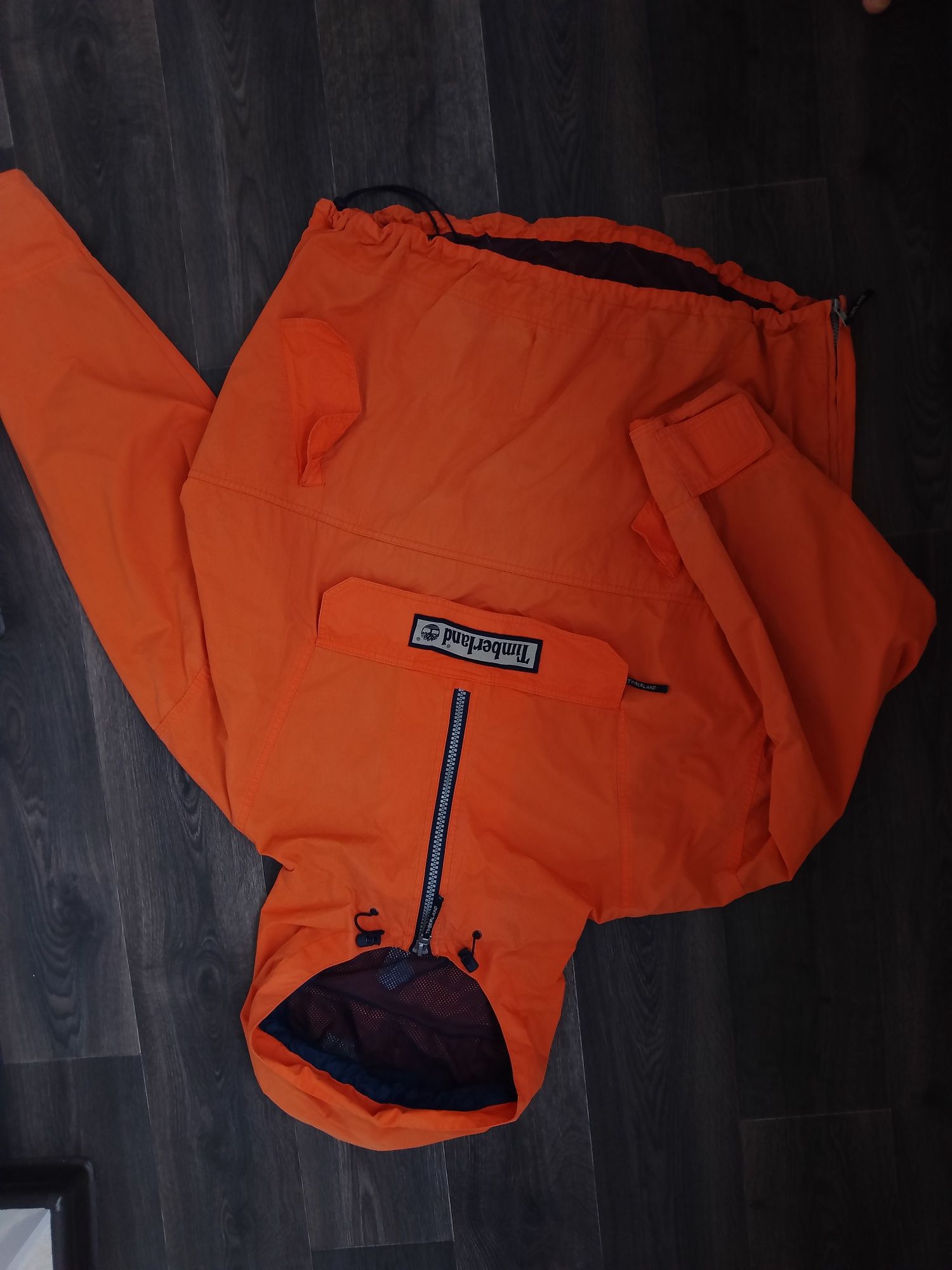 Анорак Timberland Weather Gear на полумолнии Orange Jacket Ветровка