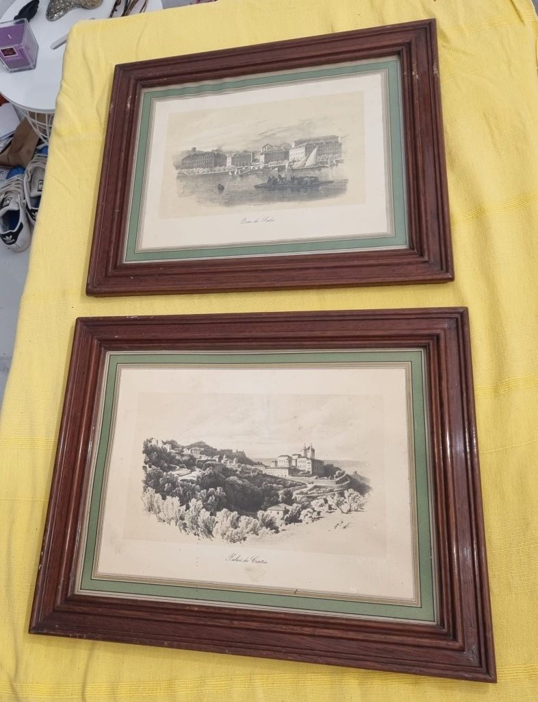 Quadros Antigos Medidas nas fotos