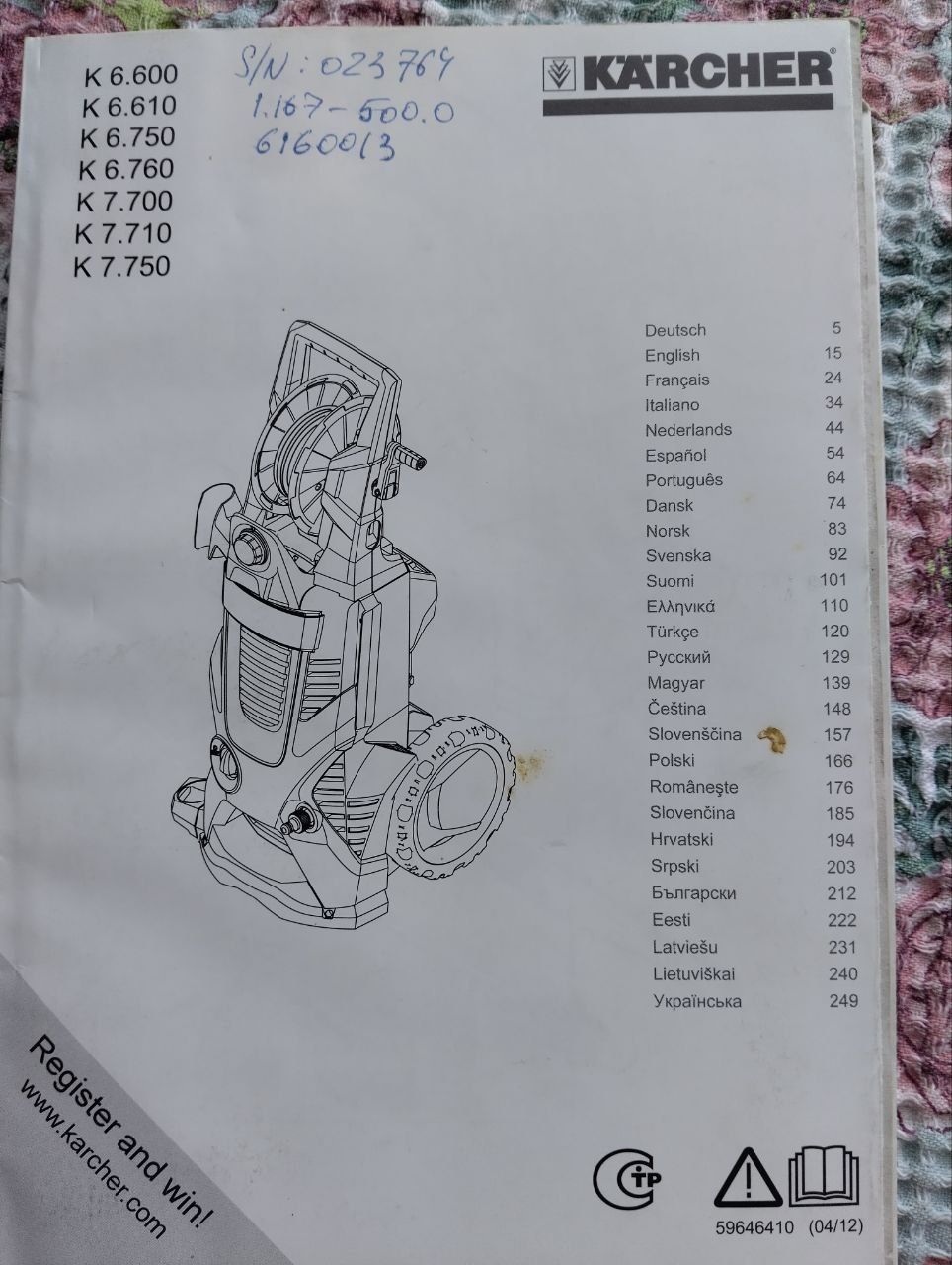 Минимойка Karcher K6