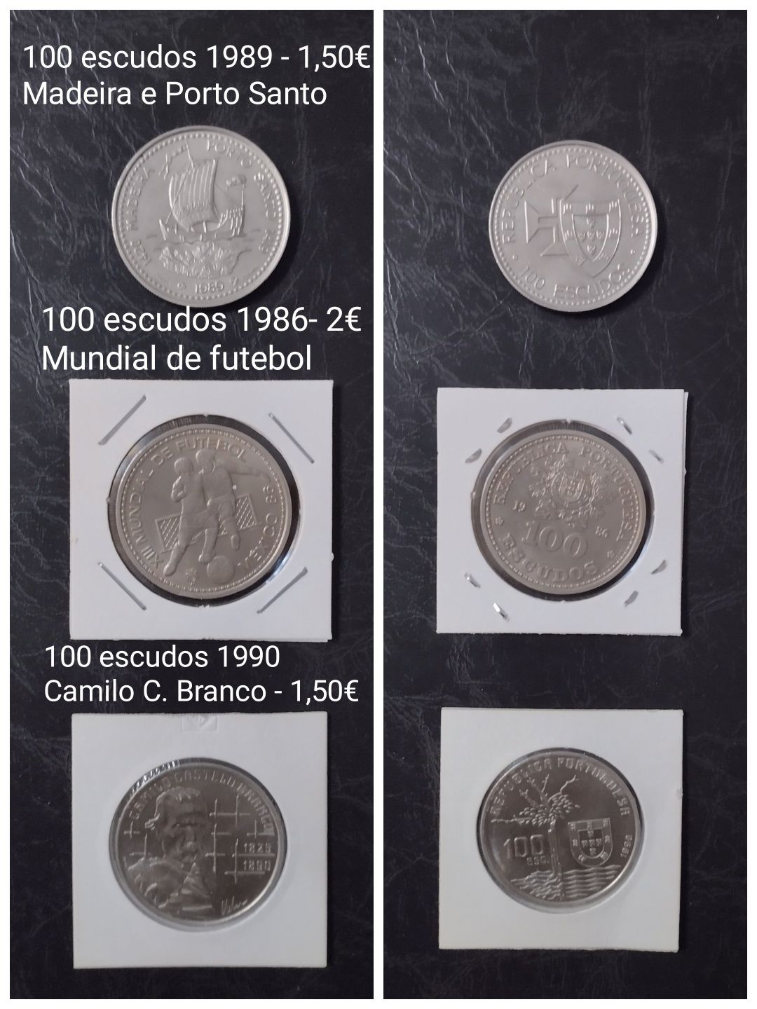 Moedas portuguesas de escudo