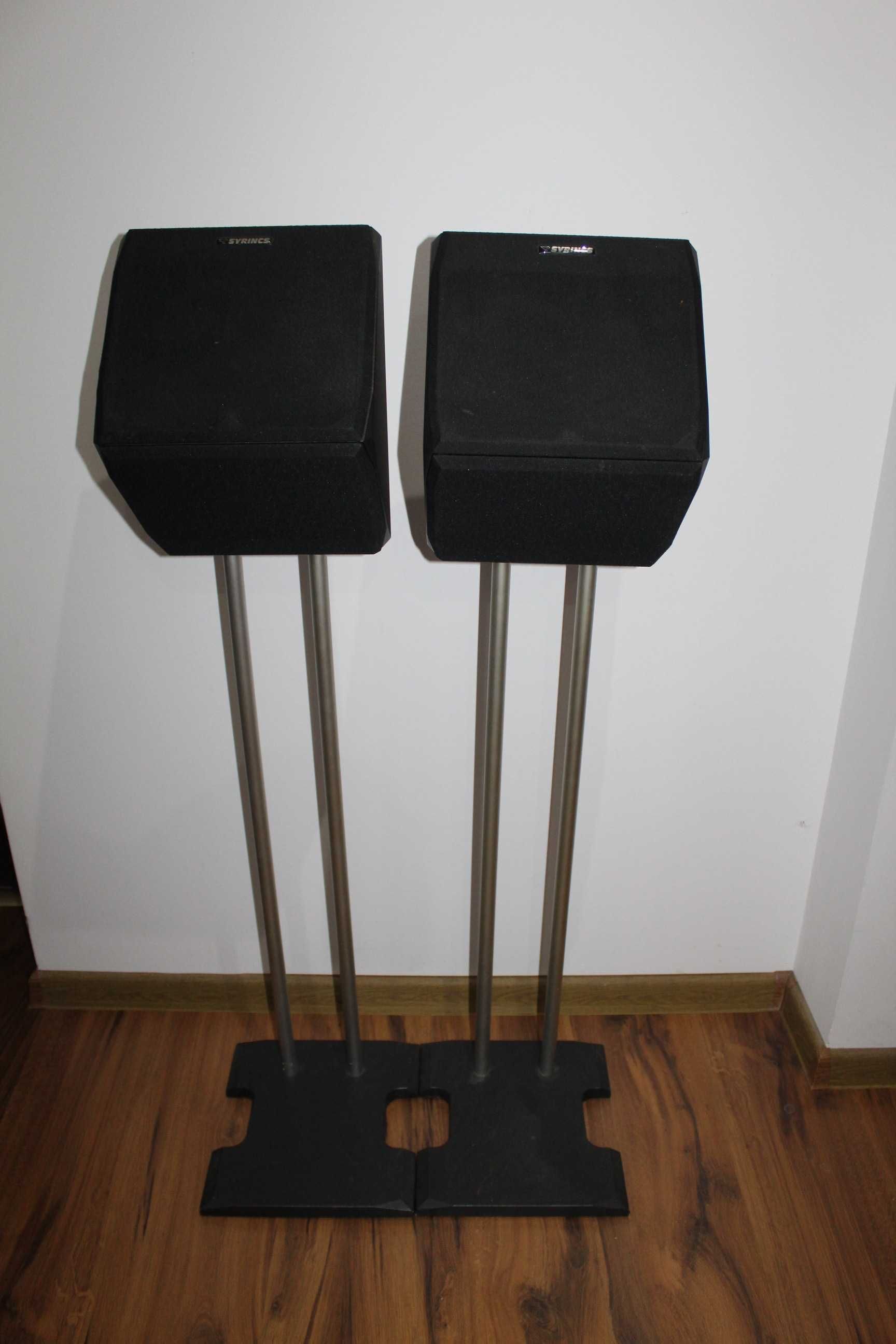SYRINCS Kolumny głośniki monitory na stojakach 4 way speaker Wysyłka