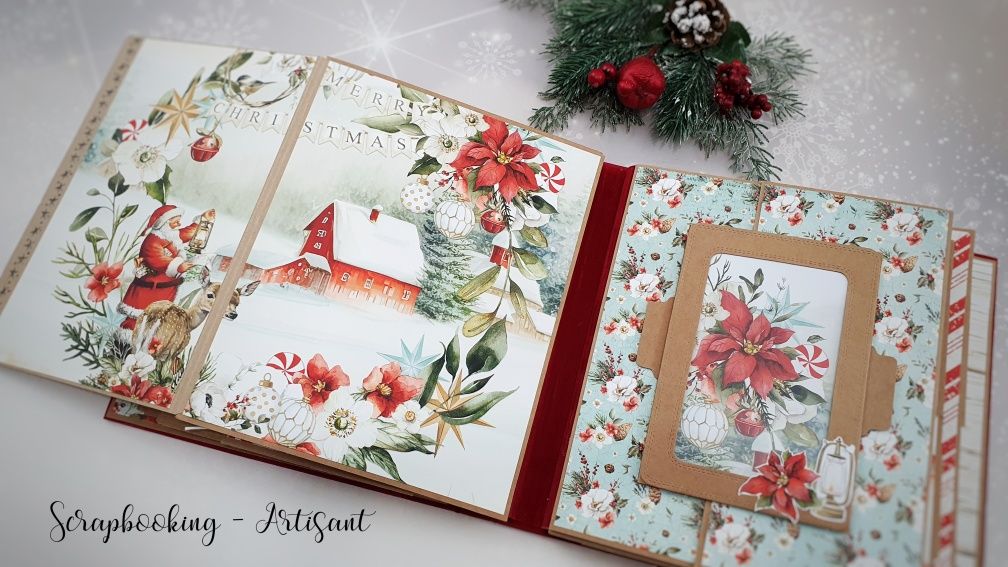 Album na zdjęcia White Christmas, scrapbooking