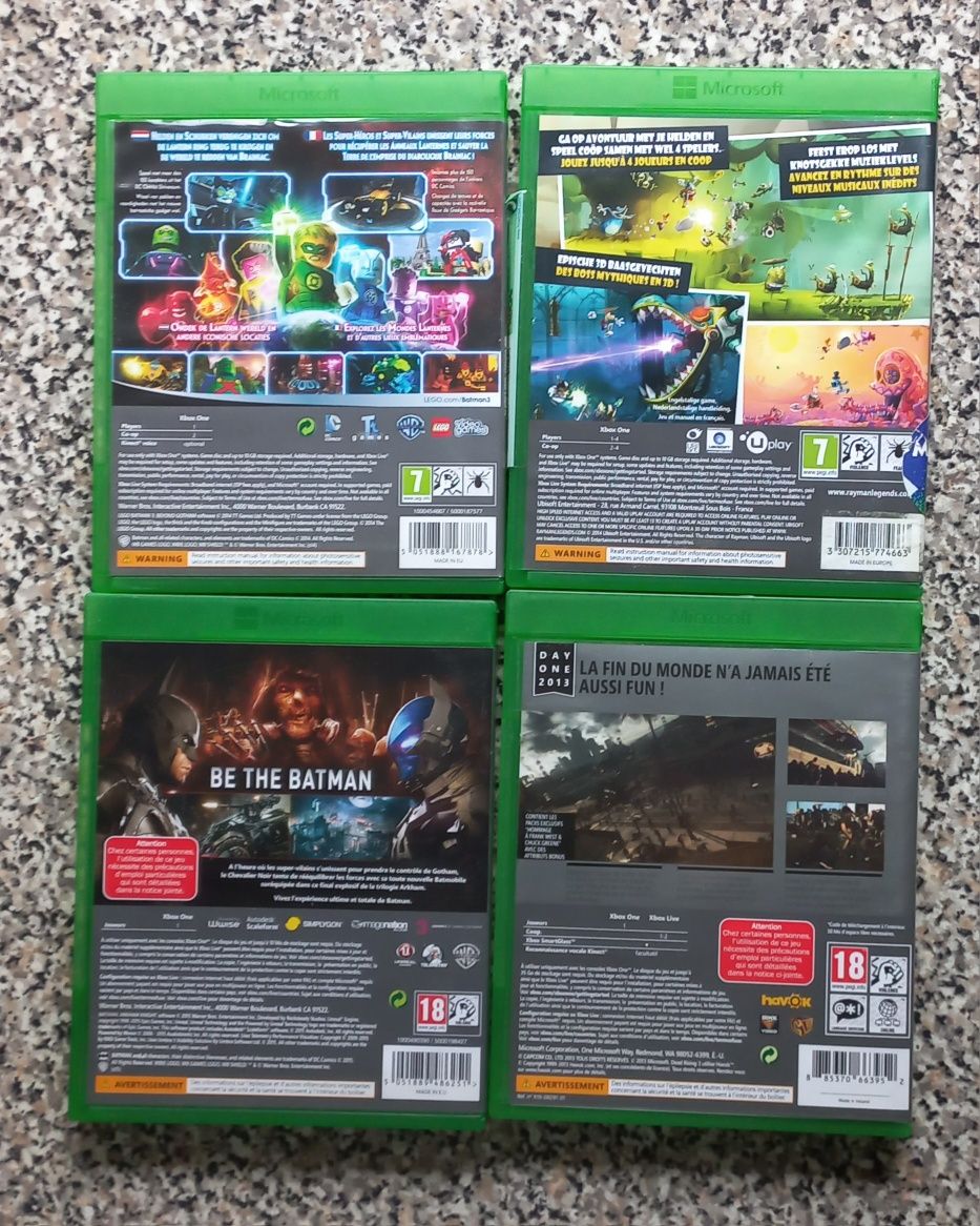 Conjunto de 4 jogos Xbox one