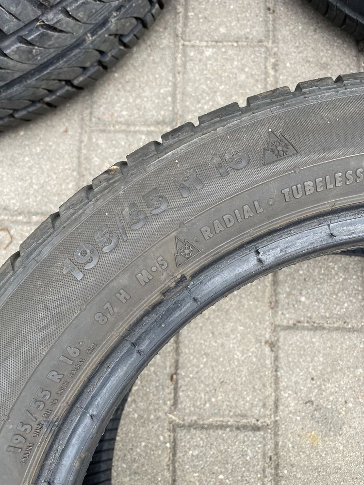 Para opon zimowych Continental ContiWinterContact 195/55/16 6mm