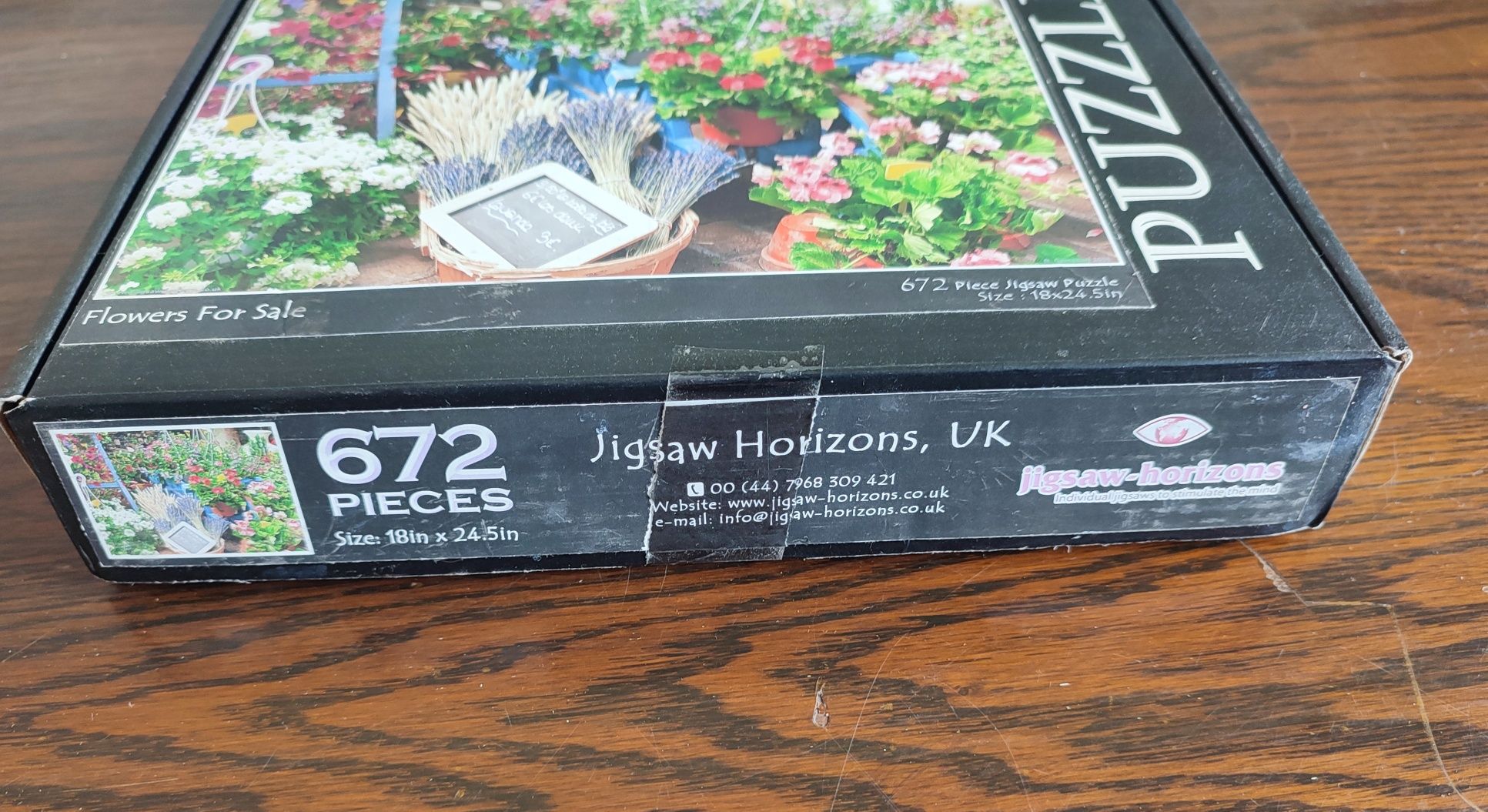 Puzzle 672 elementy - Flowers for Sale - Kwiaty - Jigsaw Horizons UK