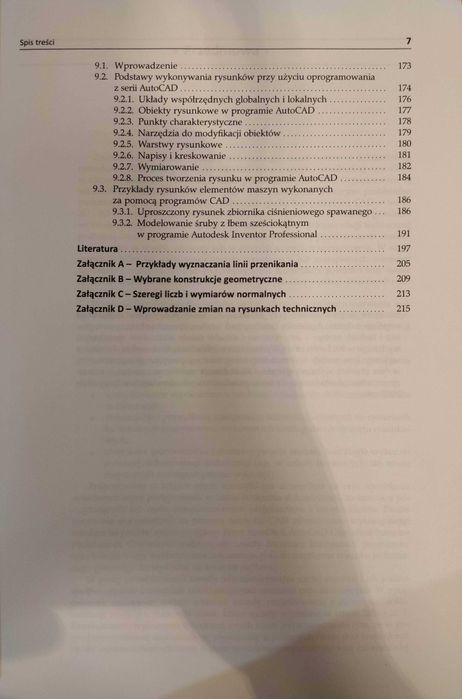 Rysunek techniczny w mechanice i budowie maszyn, stan b.dobry