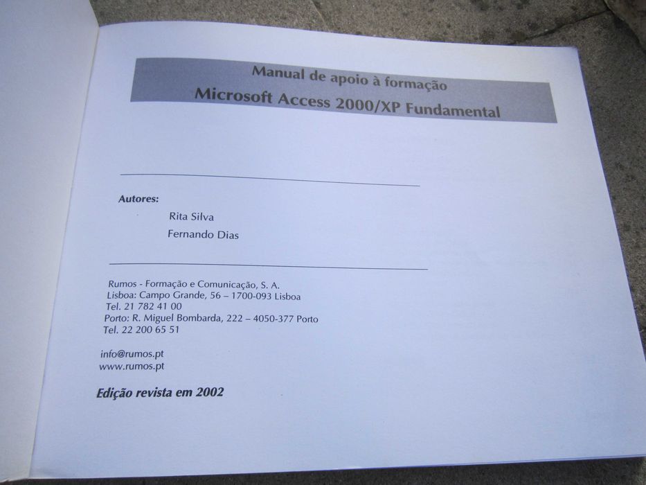 Access 2000 / XP fundamental