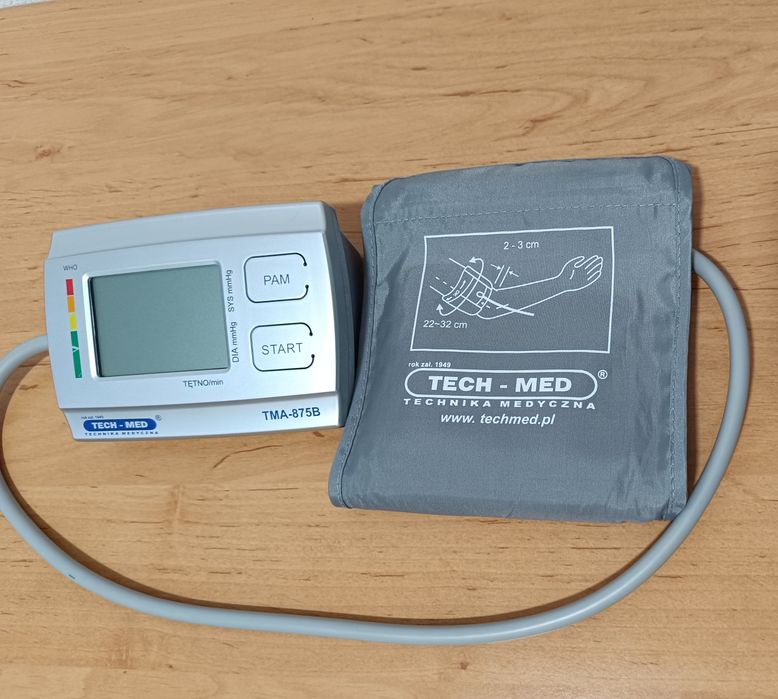 Automatyczny ciśnieniomierz naramienny marki Tech-Med TMA-875B