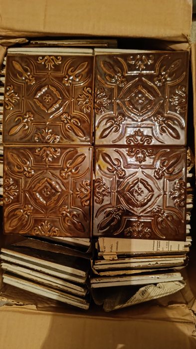 Kafelki glazura płytki z wzorem 167szt