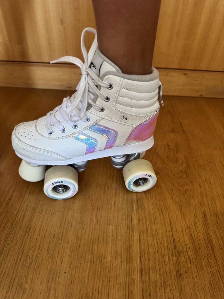 Patins de 4 rodas Oxelo - Tamanho 34 - Como novos
