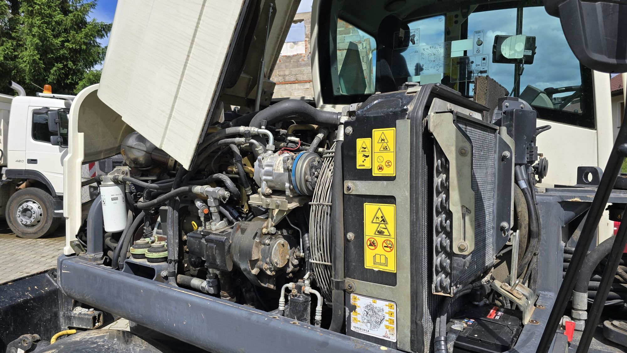 Koparka Terex TW85, koparka 8ton, rototilt, engcon