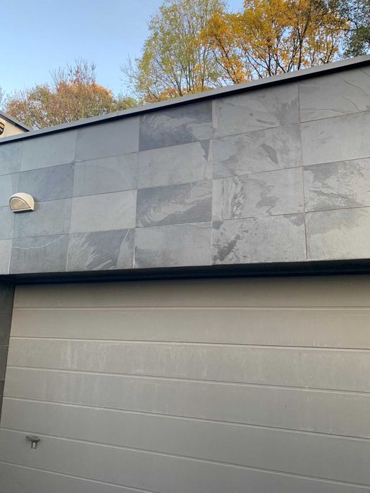 Kamień Dekoracyjny Naturalny Łupek Elewacyjny 30x10 Mattle Black