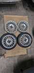 Felgi OZ Racing SUPERTURISMO 16” – srebrne, 4x100 – z oponami (zużyte)