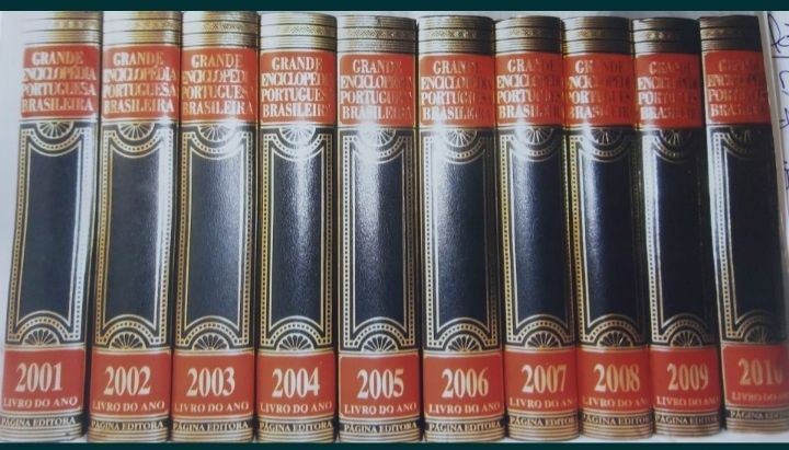 Livros Ano Grande Enciclopédia Portuguesa Brasileira 1988 a 2010 novos