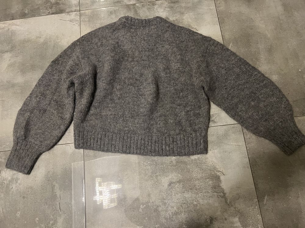Ciepły, modny sweter, oversize, alpaka