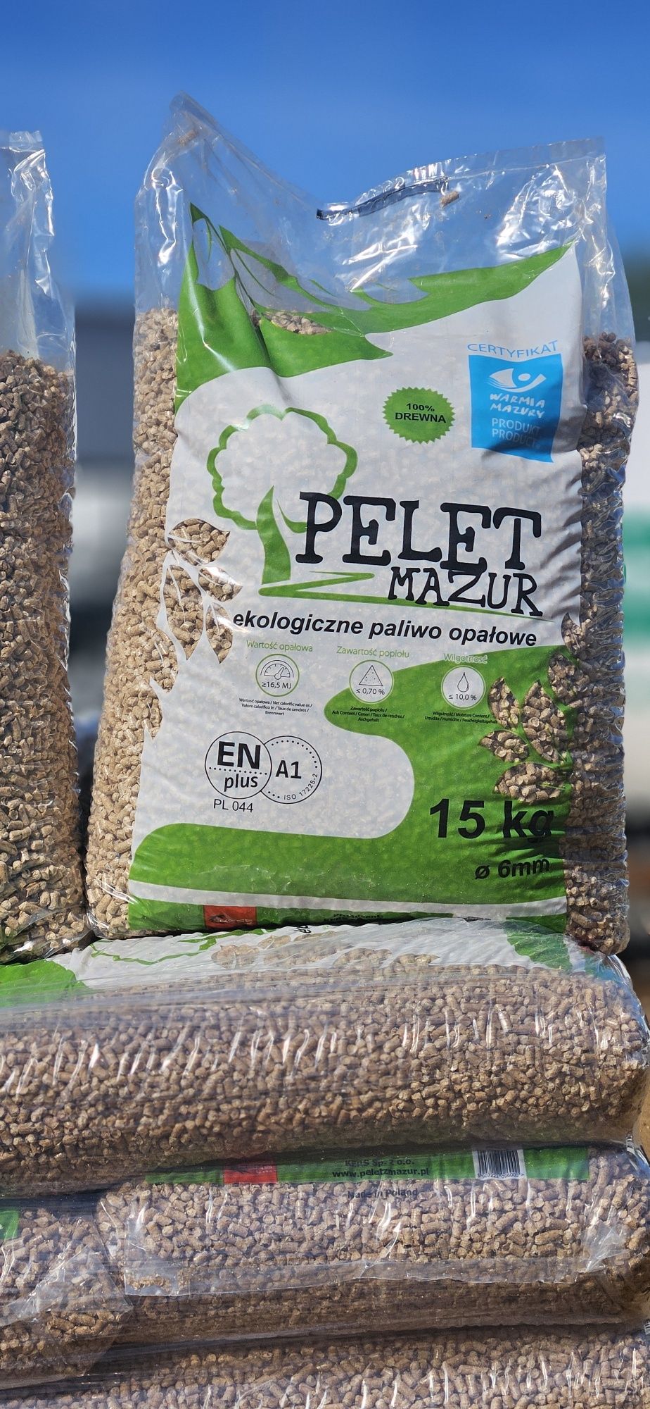 Pellet pelet najlepszy opał  Kaloryczność 19.5 szybka dostawa gwarancj