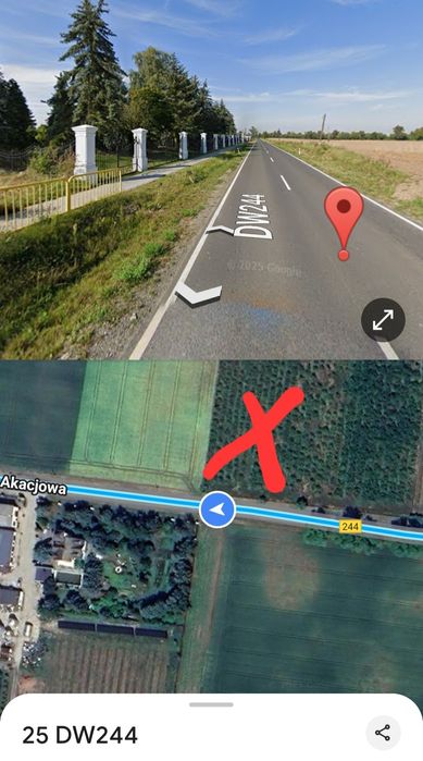 Działka budowlana Wtelno Akacjowa DW244 blisko Bydgoszcz Koronowo PnB