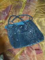 Bolsa azul padrão Cobra