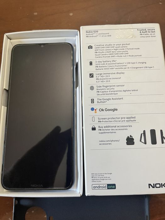 Nokia G20, комплект, чохол, стан майже новий