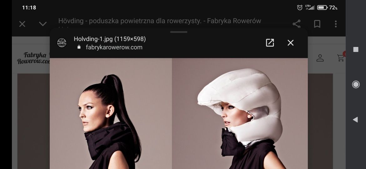 Hovding airbag kask