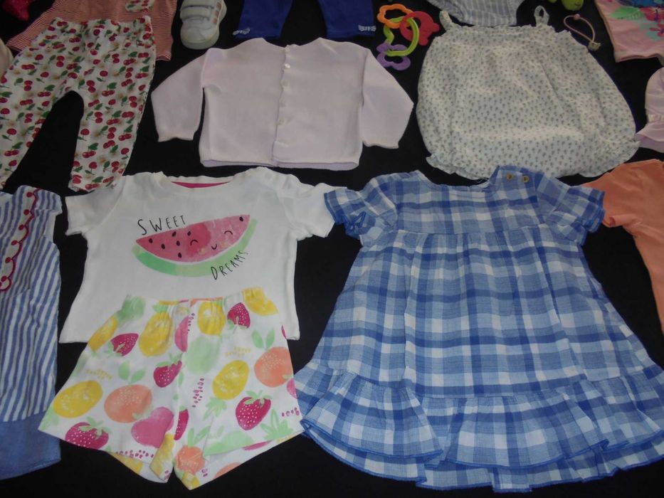 lote de roupa de menina bebé o coelho