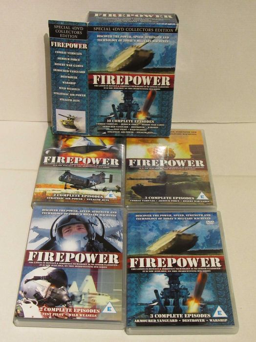 Coleção 8 DVD Firepower