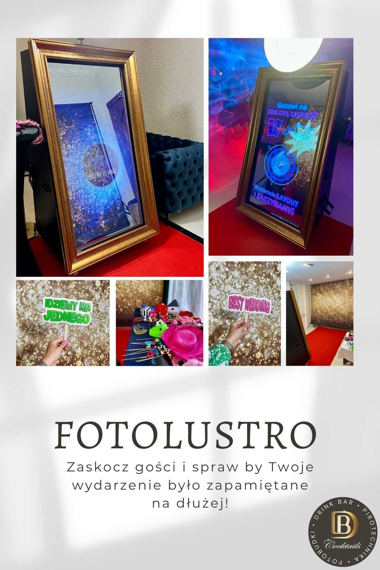 Fotobudka 360 Fotolustro Drink Bar Ciężki Dym Miny dymne Barman
