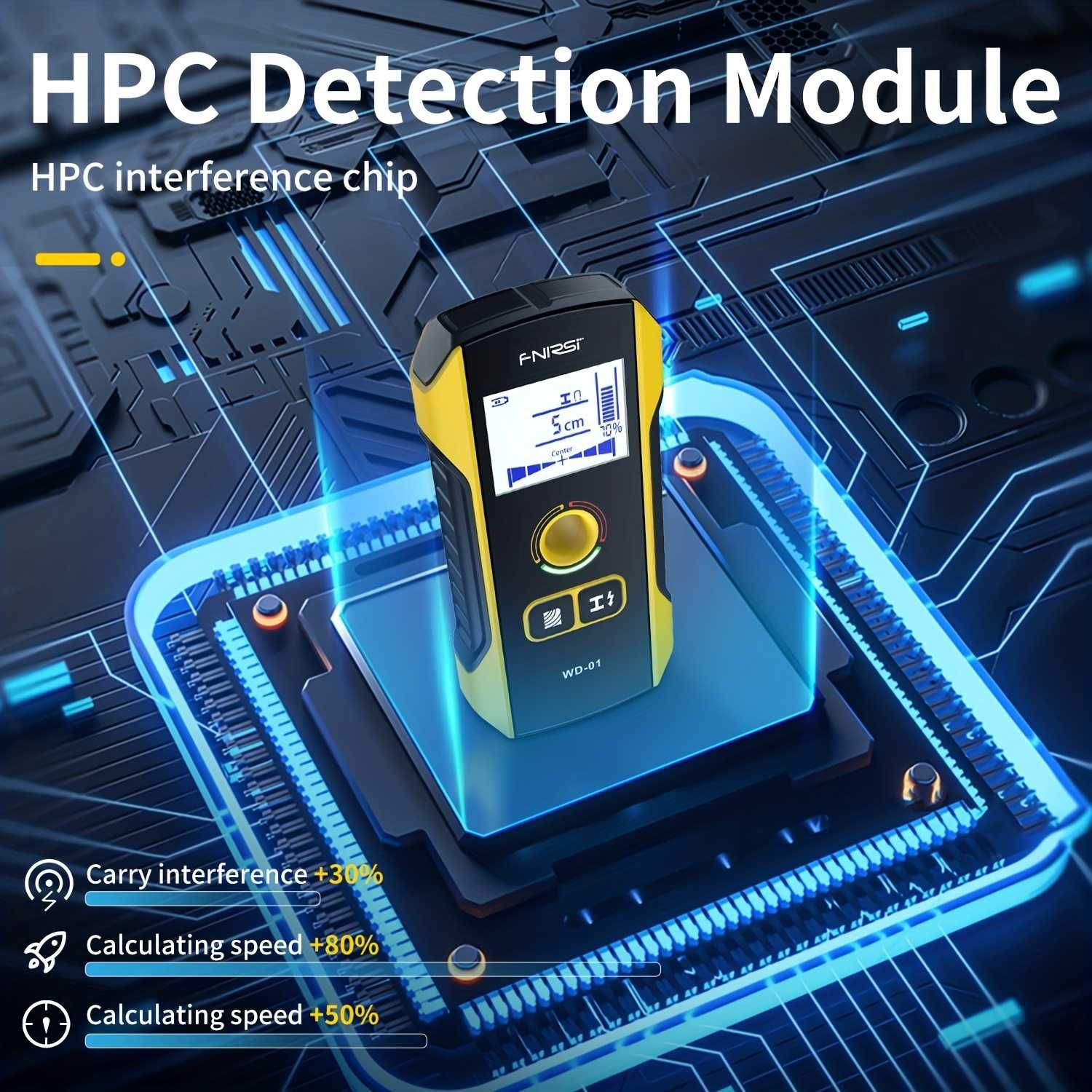 FNIRSI WD-01 Настінний детектор металу прихованої проводки та дерева