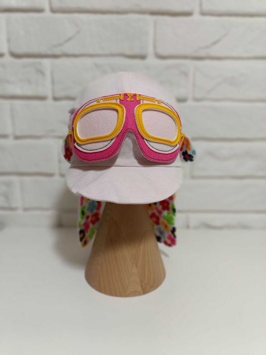 BEXA czapka PILOTKA j.róż  roz. 44 cm