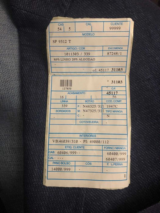 Blaser Dielmar tamanho 54