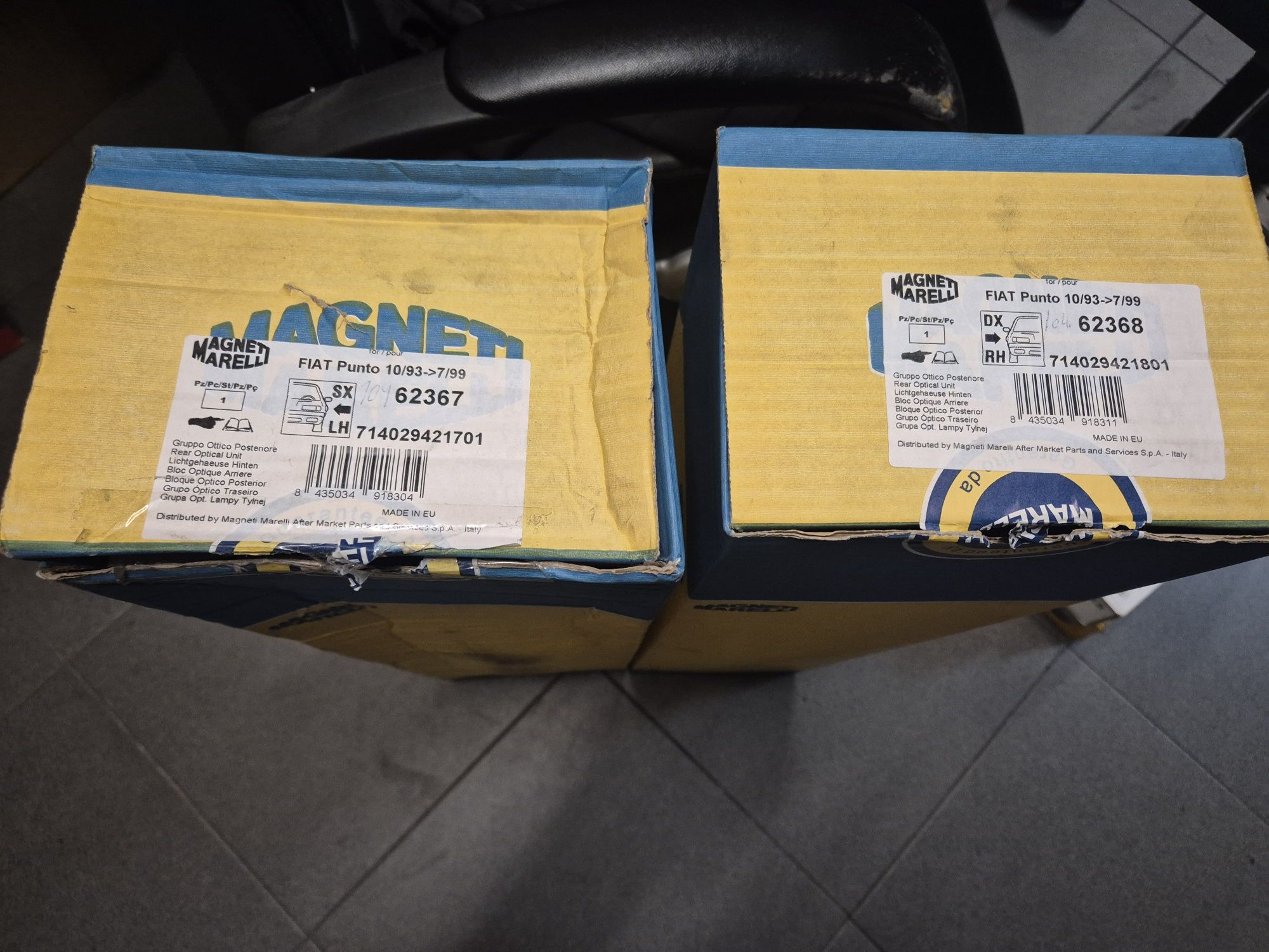 Farolins Trás novos Fiat Punto Mk1 1993
