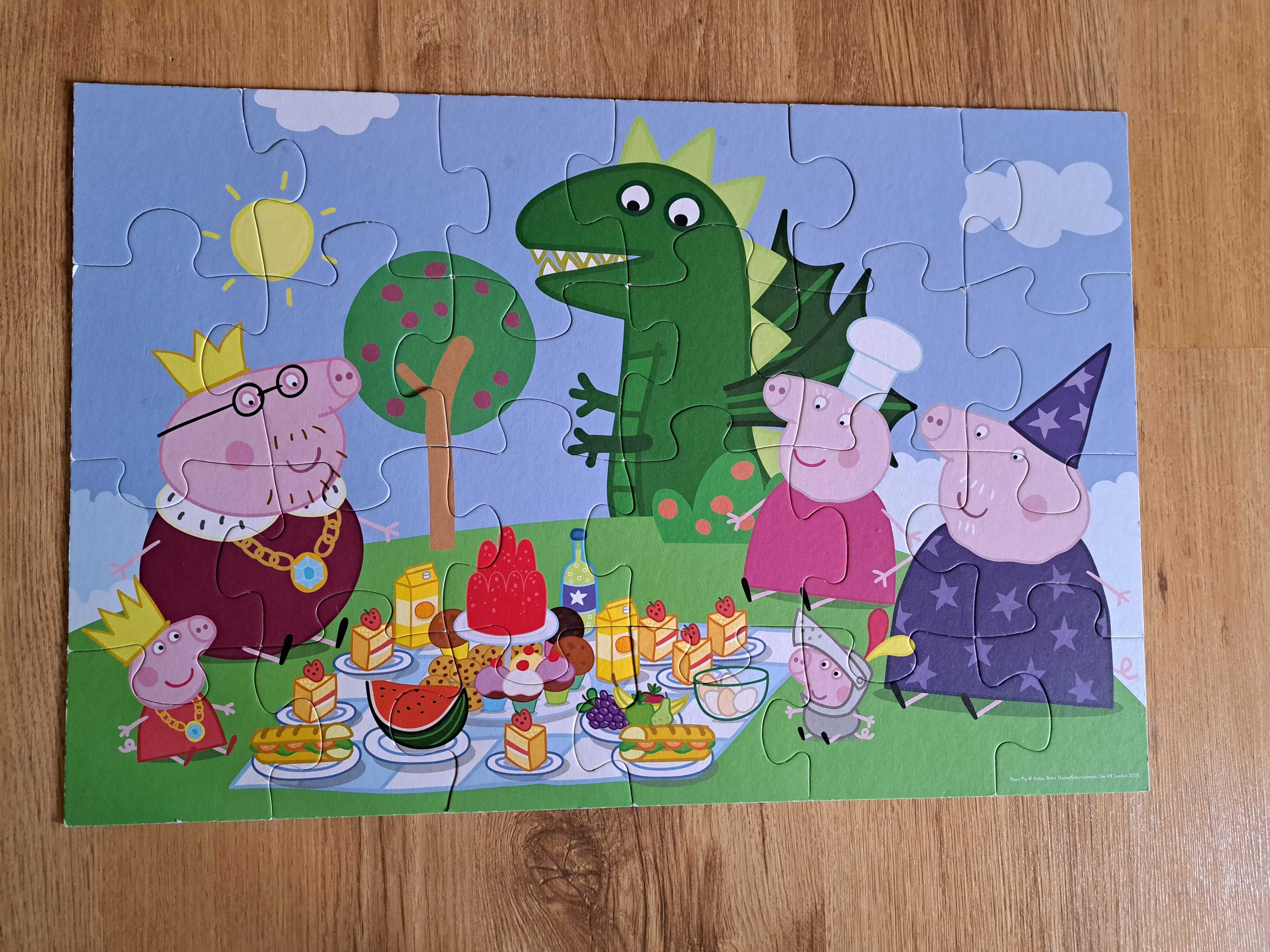 Puzzle MAXI Gigant Świnka Peppa 24 el. NR. 14157