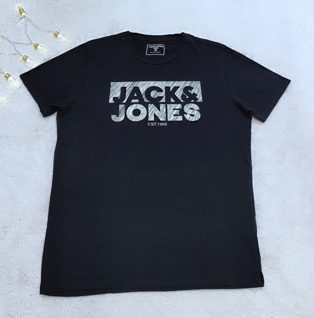 ! Jack & Jones !  Oryginalny ! T-shirt męski Jak Nowy! rozm.M