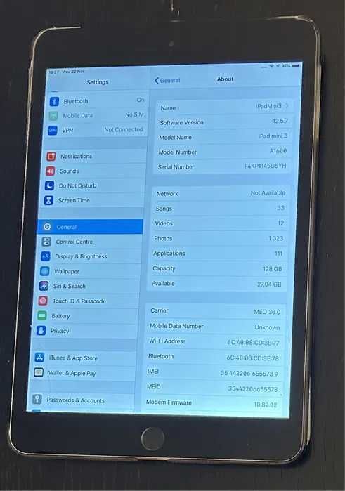 Ipad Mini 128GB Wifi e GSM