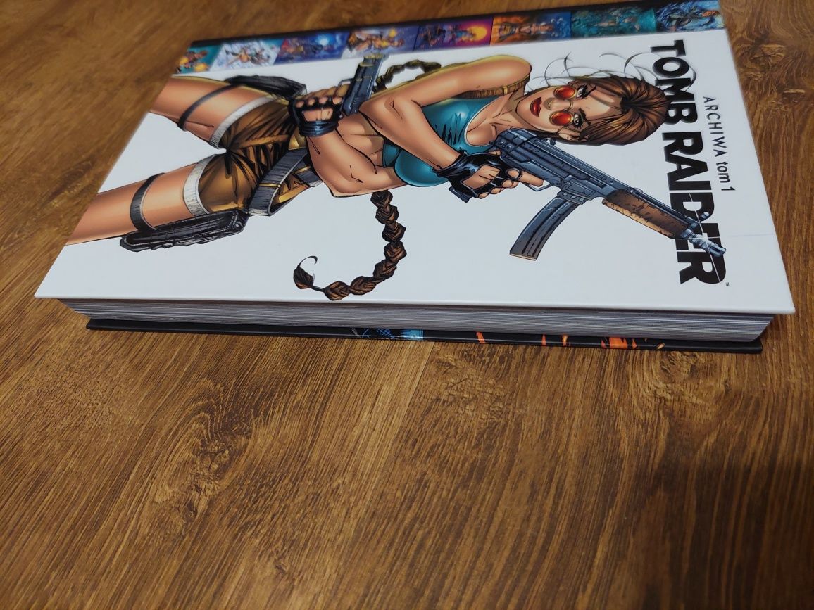 Tomb Raider Archiwa tom.1 nowy beż folii komiks lara croft