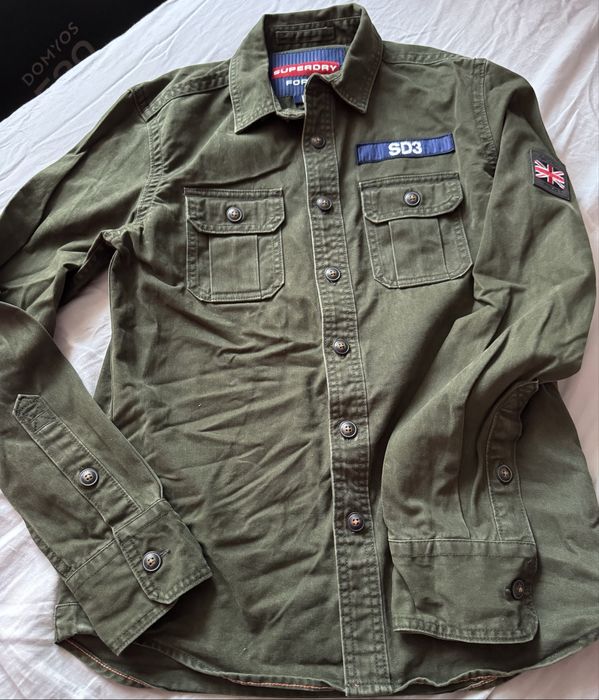 Koszula militarna Superdry SD3 r. M gruba bawełna