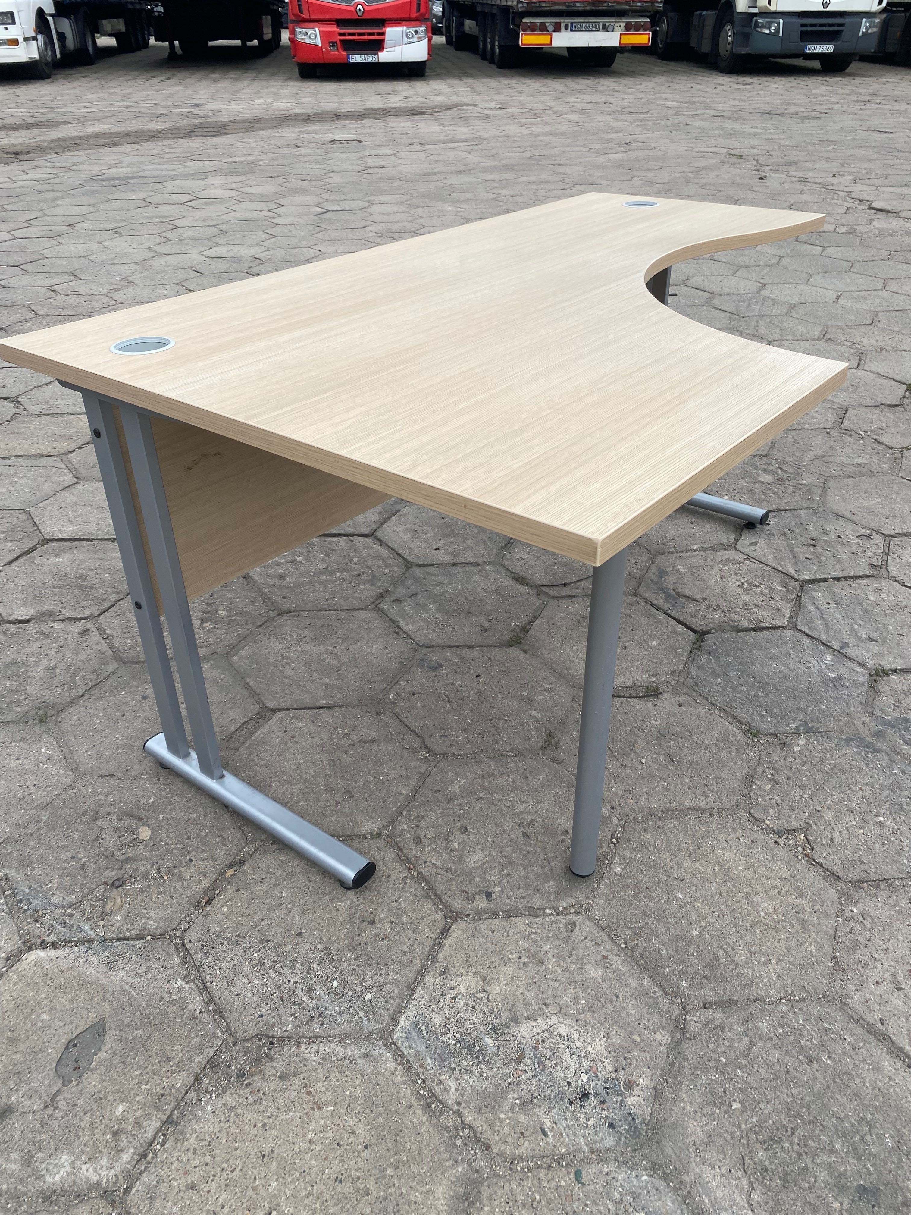 Wysorzedaż Biurka narożne 160/100 metalowy  stelaż