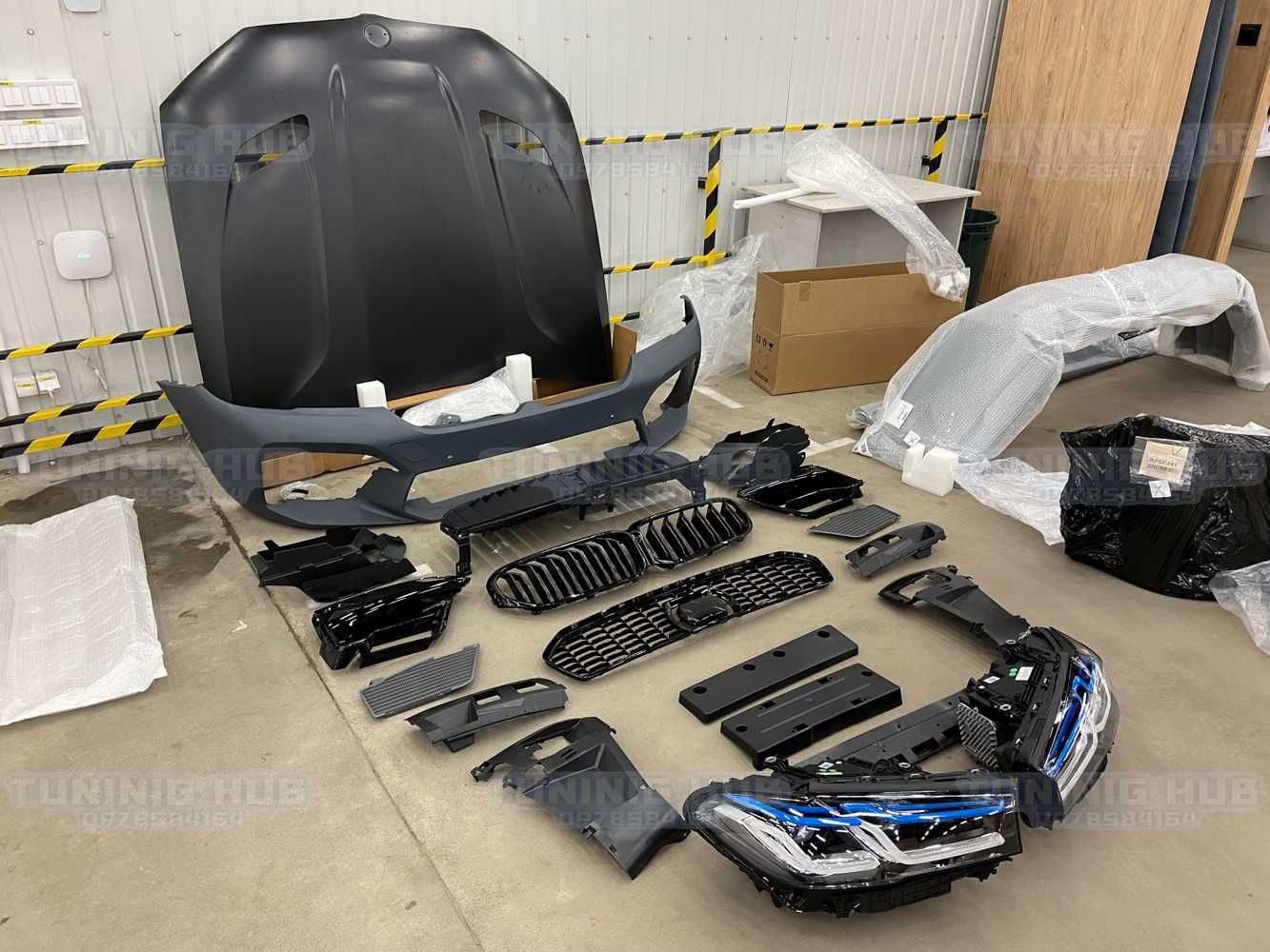 bmw g30 M5 F90 перед бампер капот CS фари laser решітка бмв г30 рест