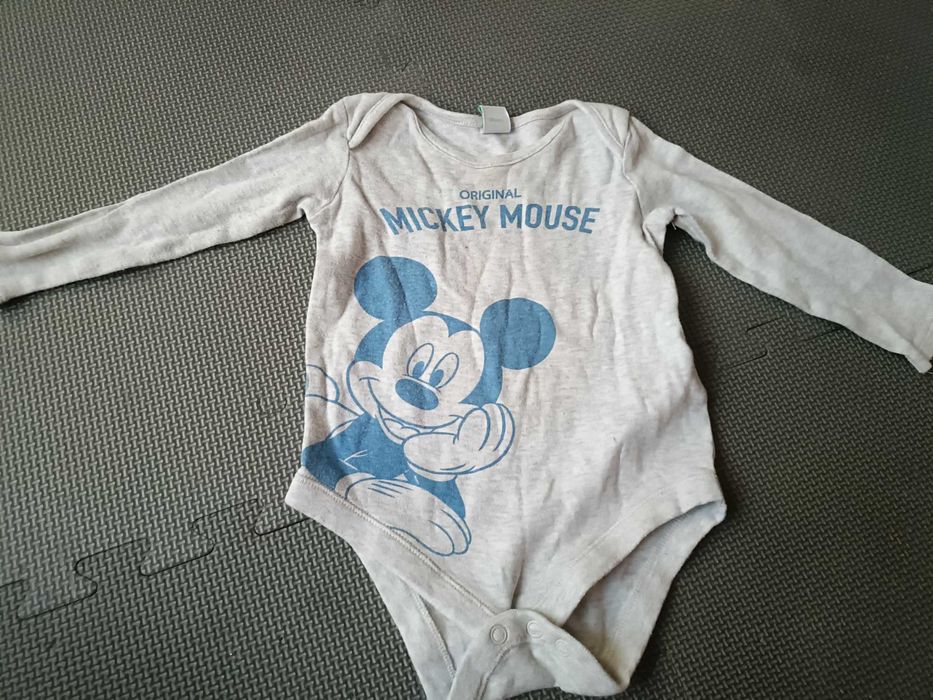 Body z długim rękawem myszka Miki Disney baby