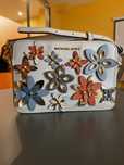 MICHAEL KORS Flower Pouch Medium Multicolor Leather Camera Bag