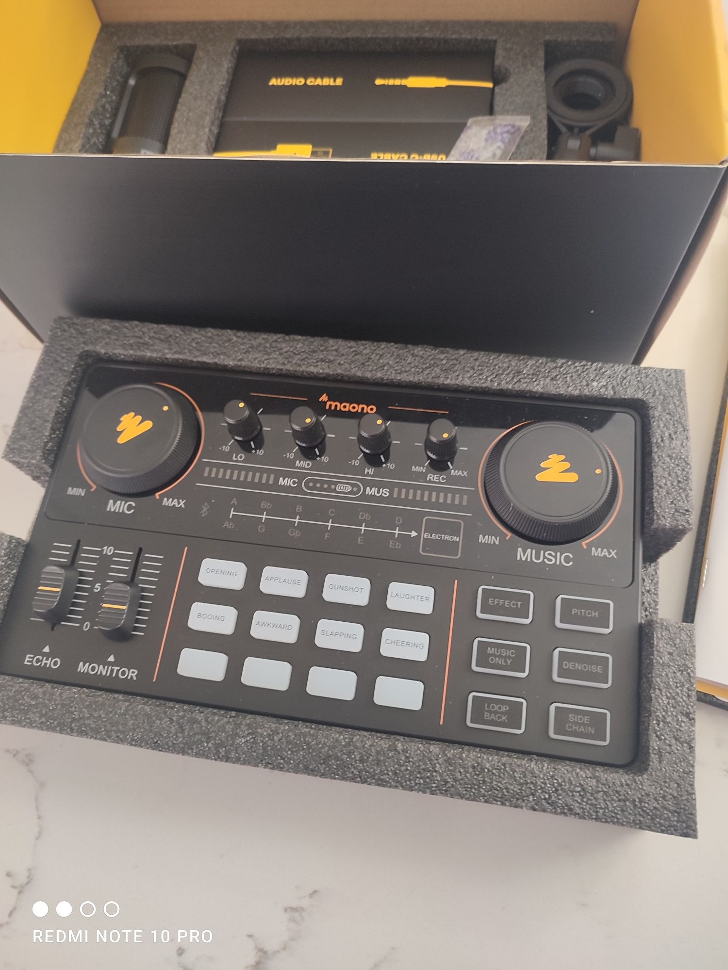 MAONO Mikser audio AU-AM200-S1 Czarny