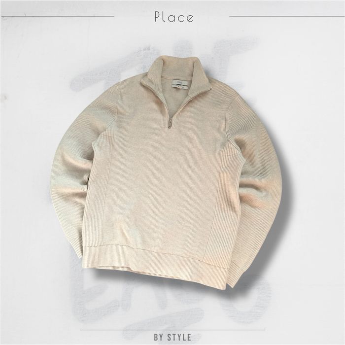 Класичний світшот 1/4 zip кофта вязана кофта светр old money класична