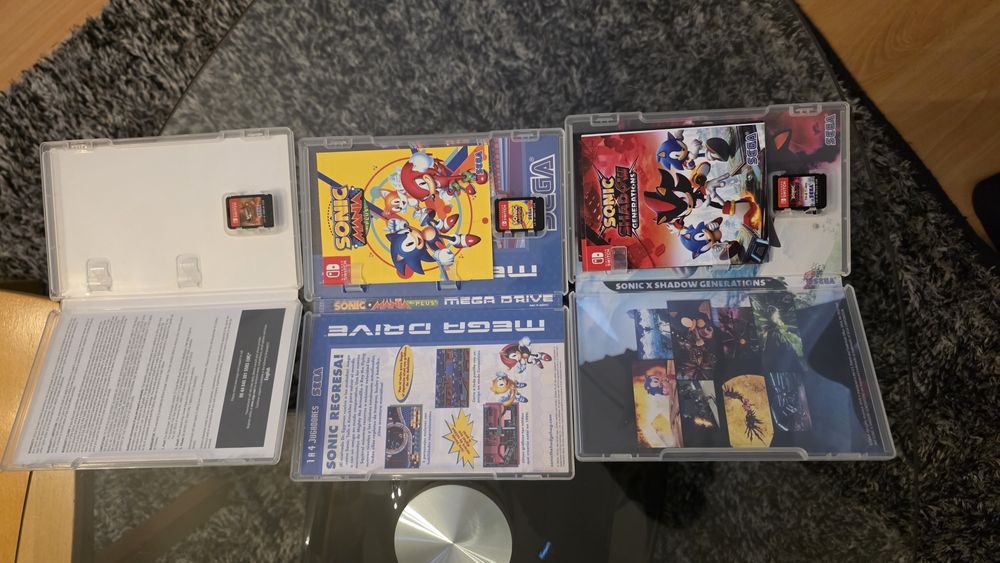 Pack 3 jogos Sonic Switch