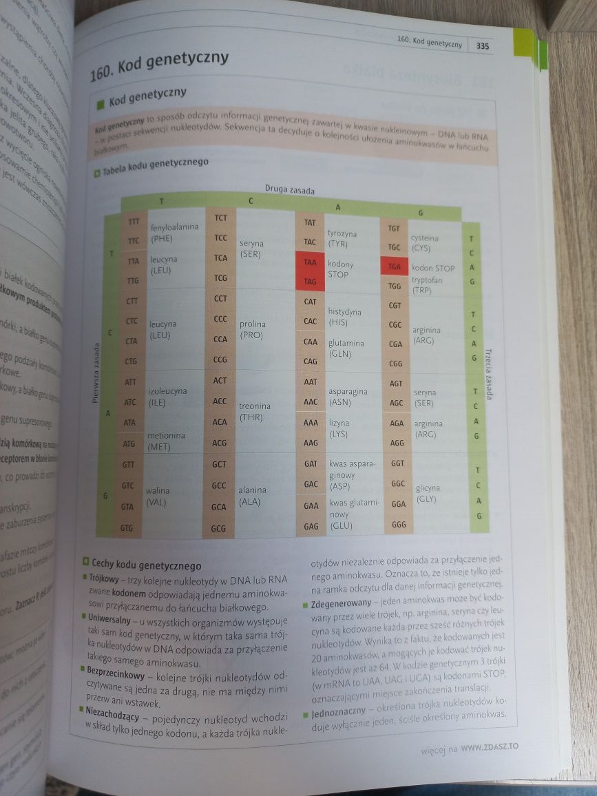 Biologia rozszerzenie repetytorium matura WSiP + kod zdasz.to