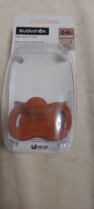Suavinex Silikonowy smoczek 0-6m