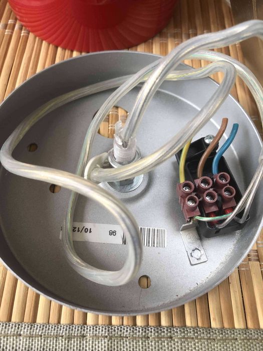 1 czerwona lampa wisząca, Jazz Mini VIBIA, model 1337, Białystok