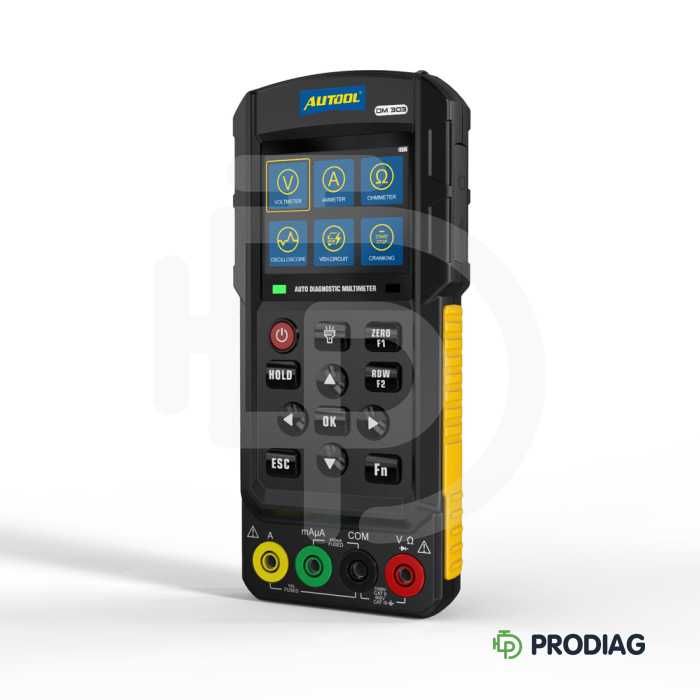 AUTOOL DM303 - автомобільний мультиметр-осцилограф