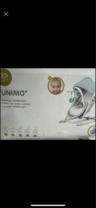Leżaczek bujaczek kinderkraft UNIMO 5w1