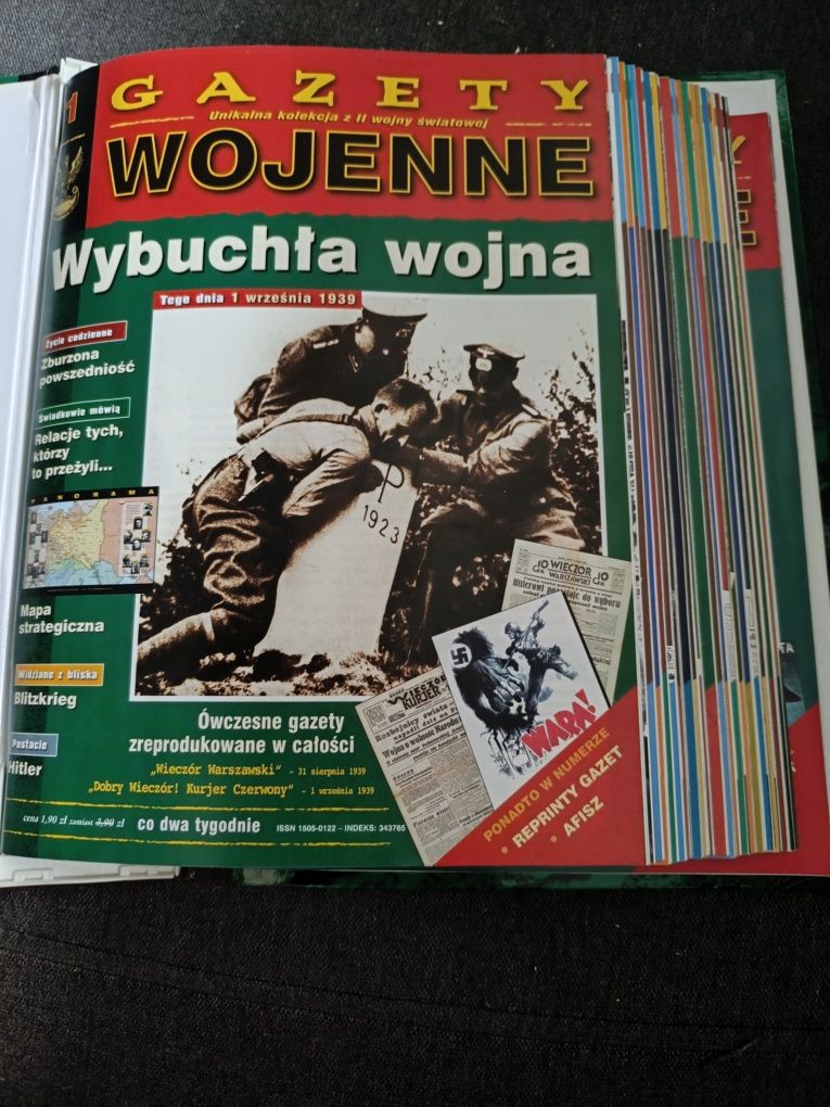 Gazety wojenne +repliki czasopism+plakaty