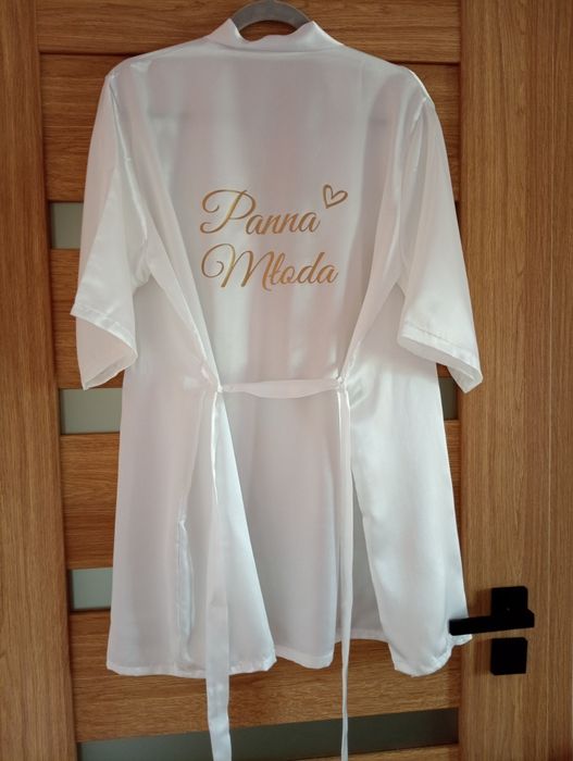 Komplet szlafroków ślubnych dla Panny Młodej i Świadkowej